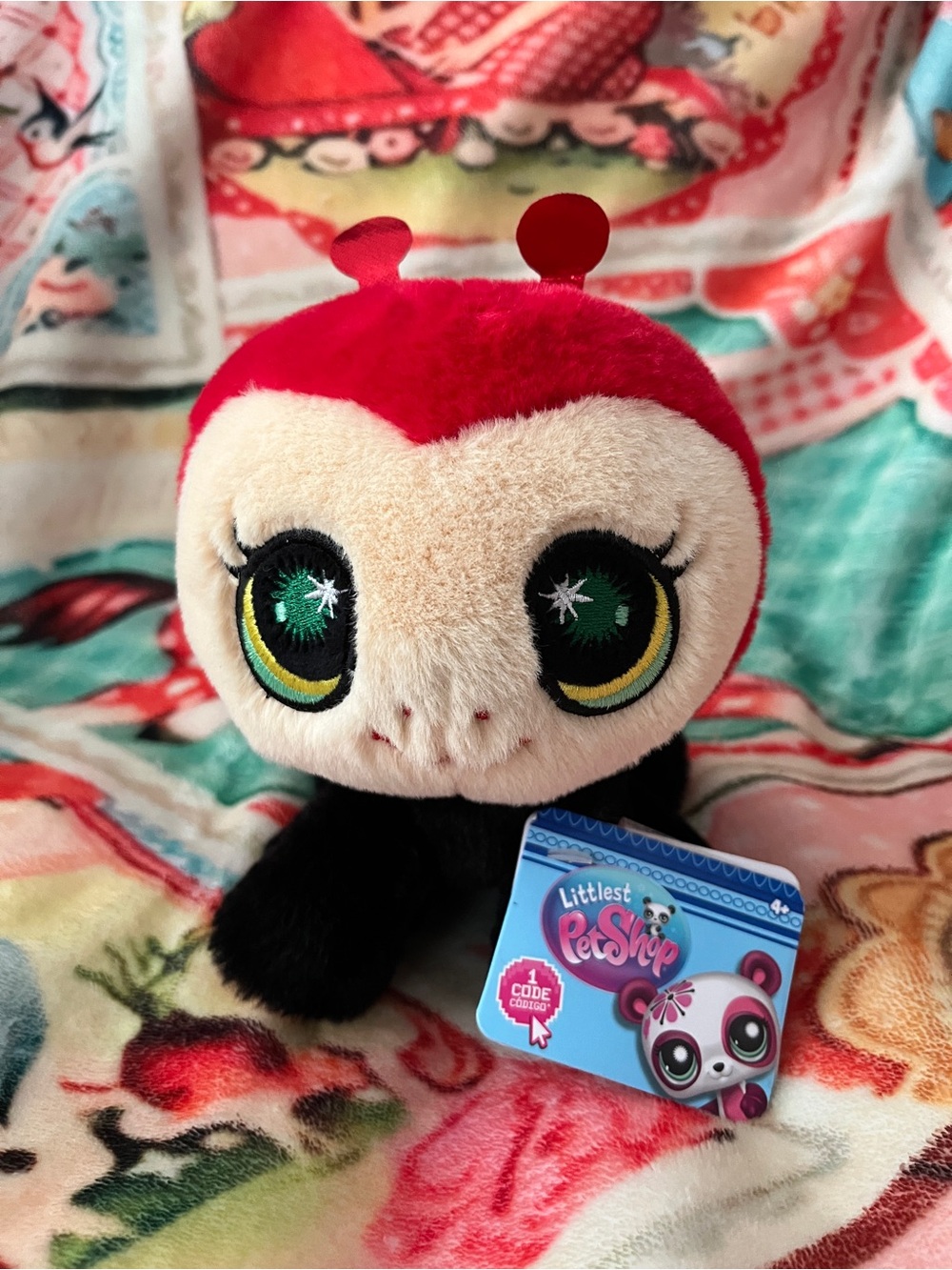 NWT Littlest Pet Shop Ladybug Plush Stuffy